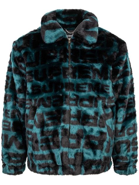 supreme faux fur bomber jacket replica|farfetch supreme bomber jacket.